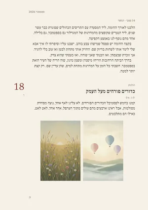 עמוד של יום עם הרבה תמונות, מסודרות כמו באלבום